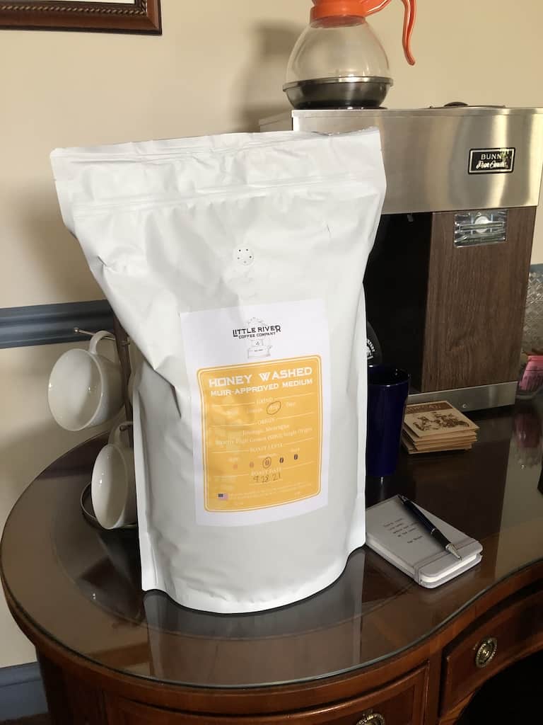 Honey-washed blend from Little River Coffee Company