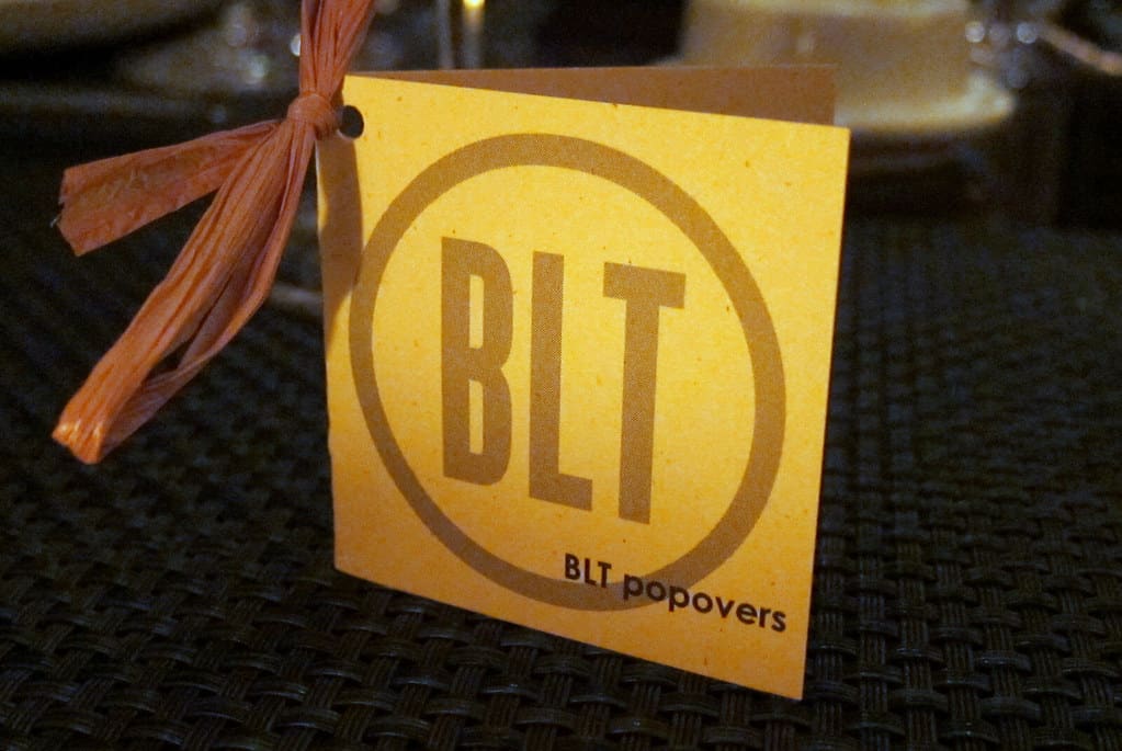 BLT Restaurant Gruyère popover recipe card front