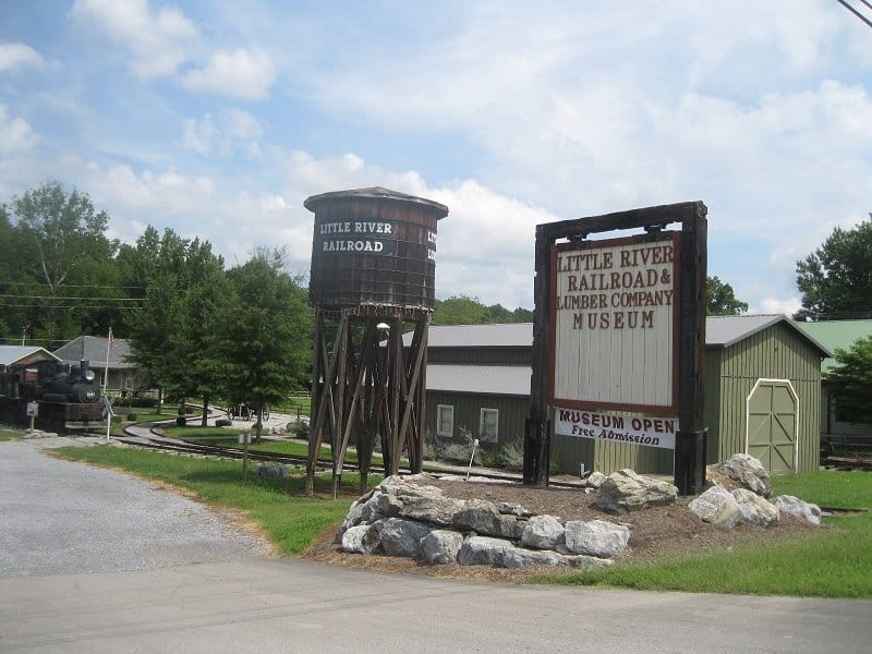 The Little River Railroad & Lumber Company Museum entrance