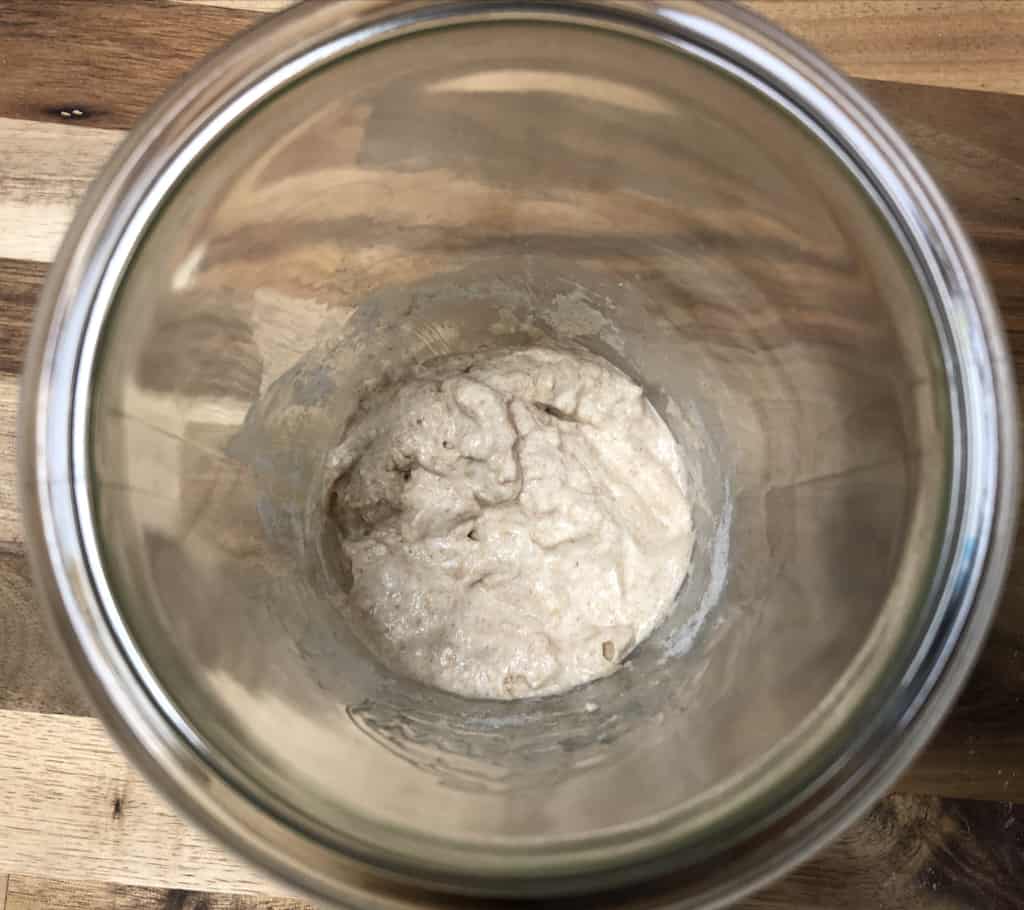 stone ground leaven for Piedmont Loaf