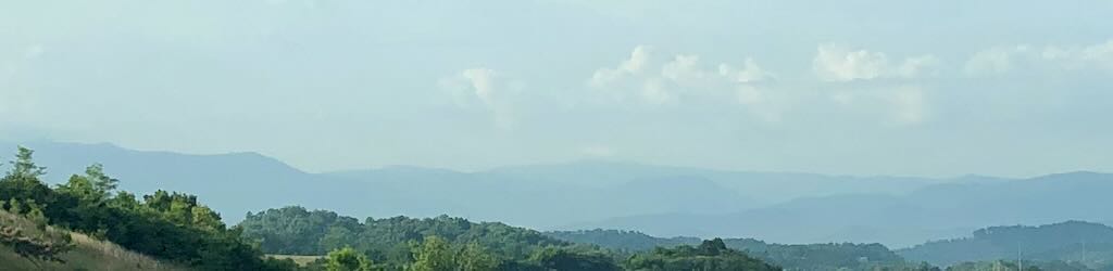 Smoky Mountains from Winfield Dunn Parkway