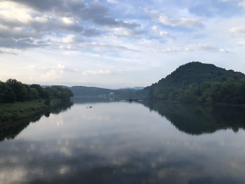 French Broad River at Seven Islands