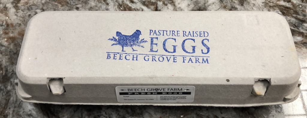 Beech Grove egg carton