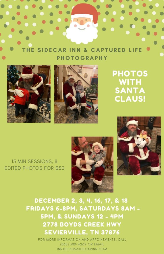 Flyer for Photos with Santa Claus