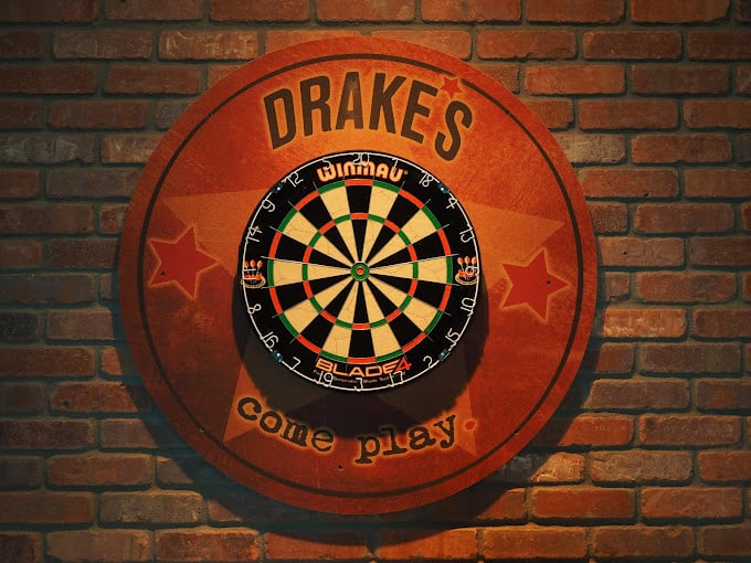 Drake's dart board Area Restaurants