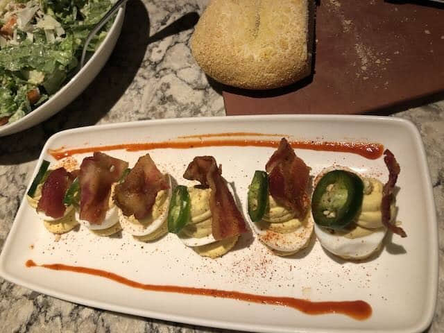 Deviled eggs from from Firebirds
